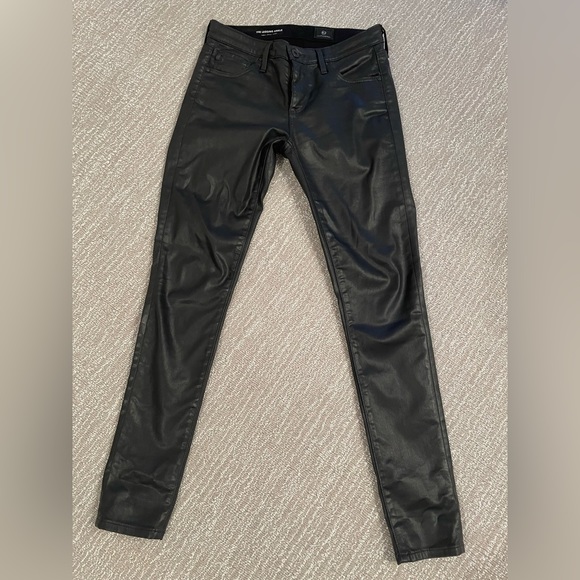 AG the legging ankle skinny leather jeans - Picture 2 of 14